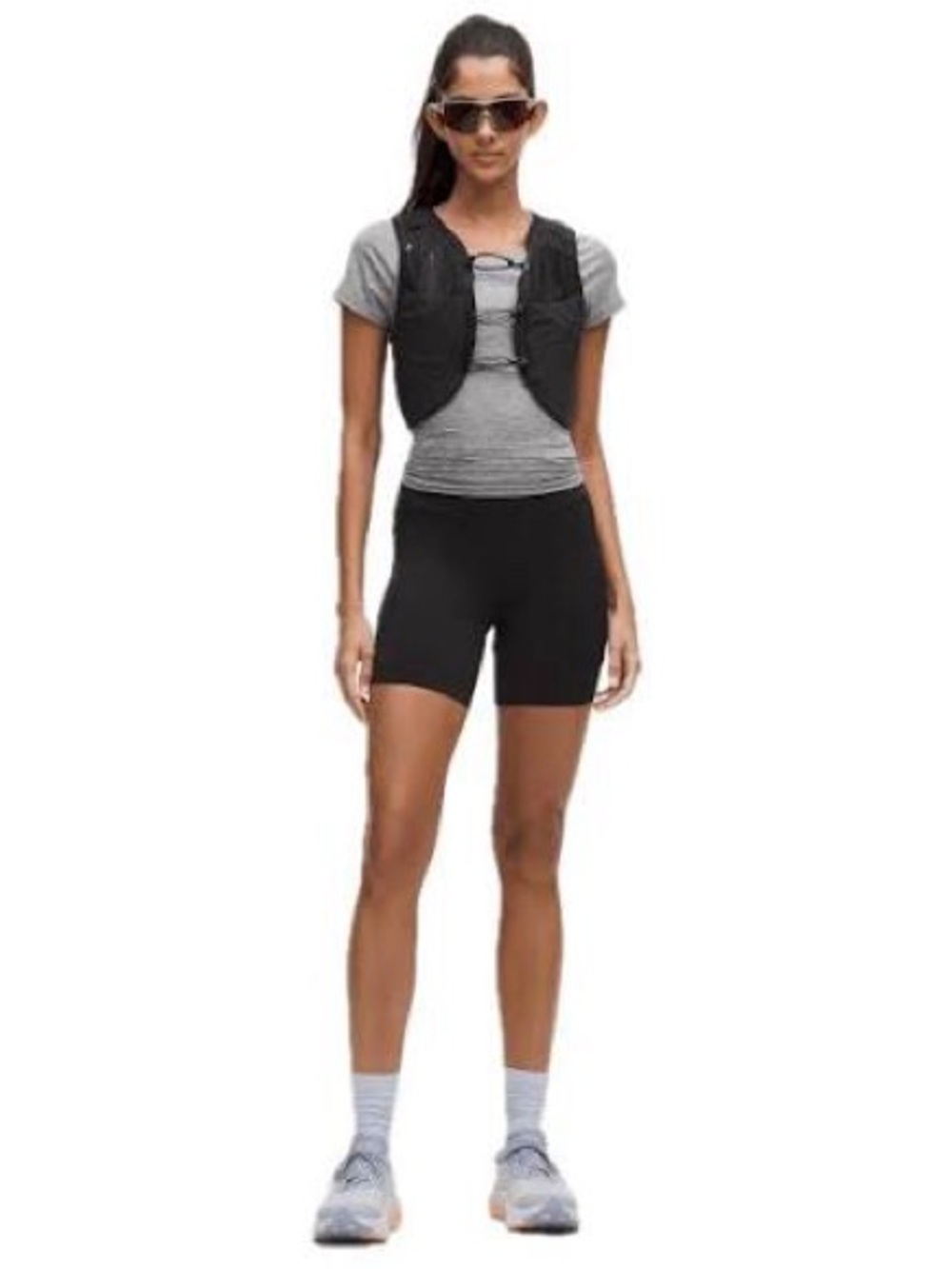 Lululemon High Rise Fast and Free 5 Pocket 6” Black Shorts Size 8